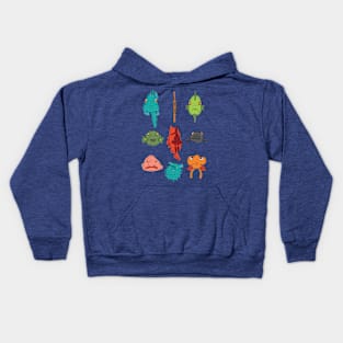 Funny fishes Kids Hoodie